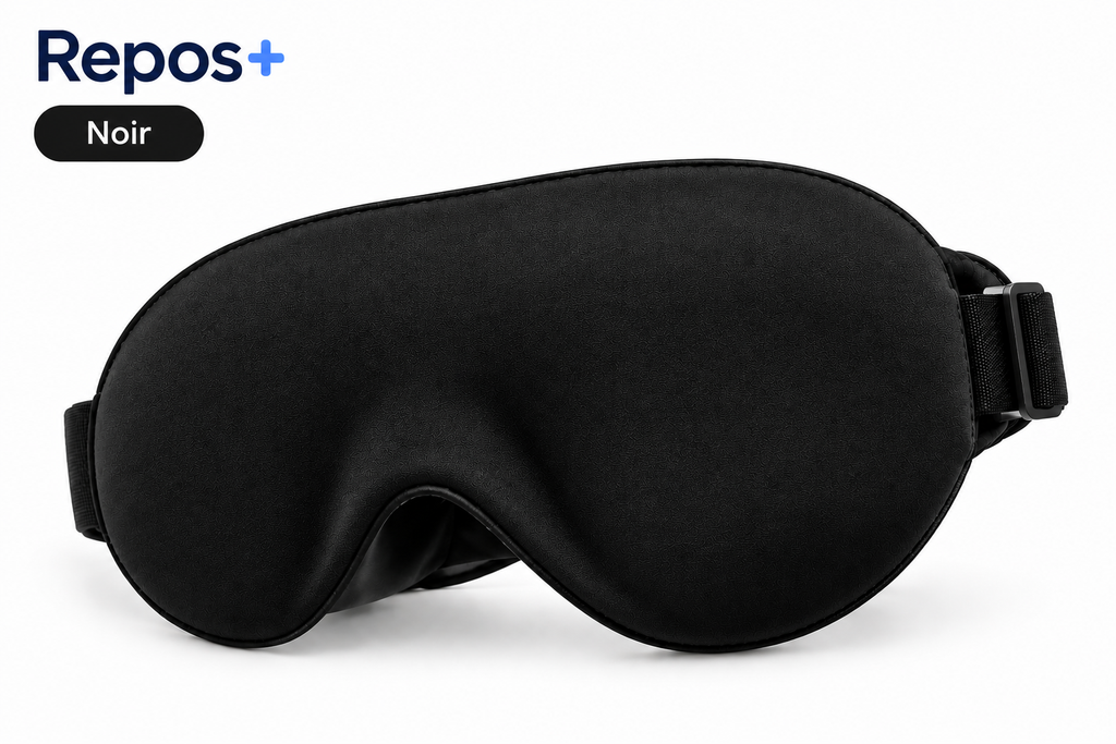 Masque de Sommeil 3D Repos+ | Confort Total, Obscurité Totale