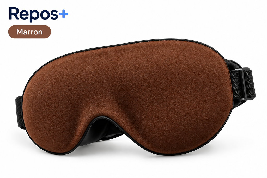 Masque de Sommeil 3D Repos+ | Confort Total, Obscurité Totale