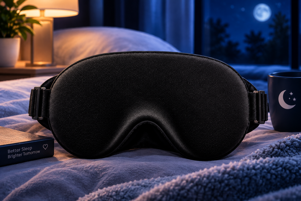 Masque de Sommeil 3D Repos+ | Confort Total, Obscurité Totale