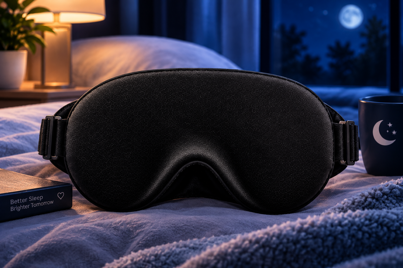 Masque de Sommeil 3D Repos+ | Confort Total, Obscurité Totale