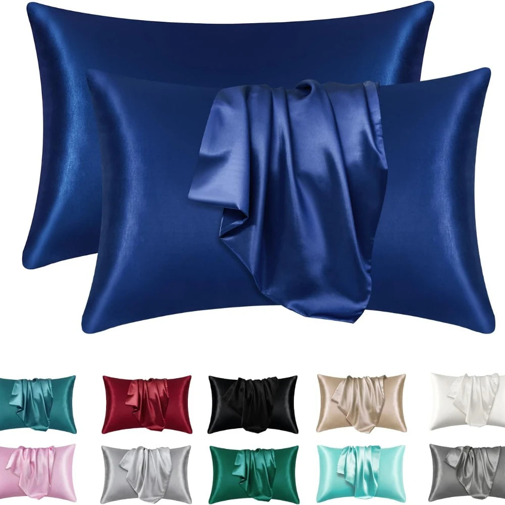Taie d'Oreiller Satin Repos+ | Douceur pour vos Nuits
